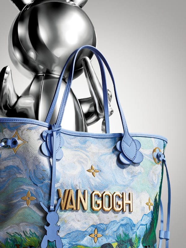 Louis Vuitton Jeff Koons Rabbit Bag Charm Leather Blue 214954171