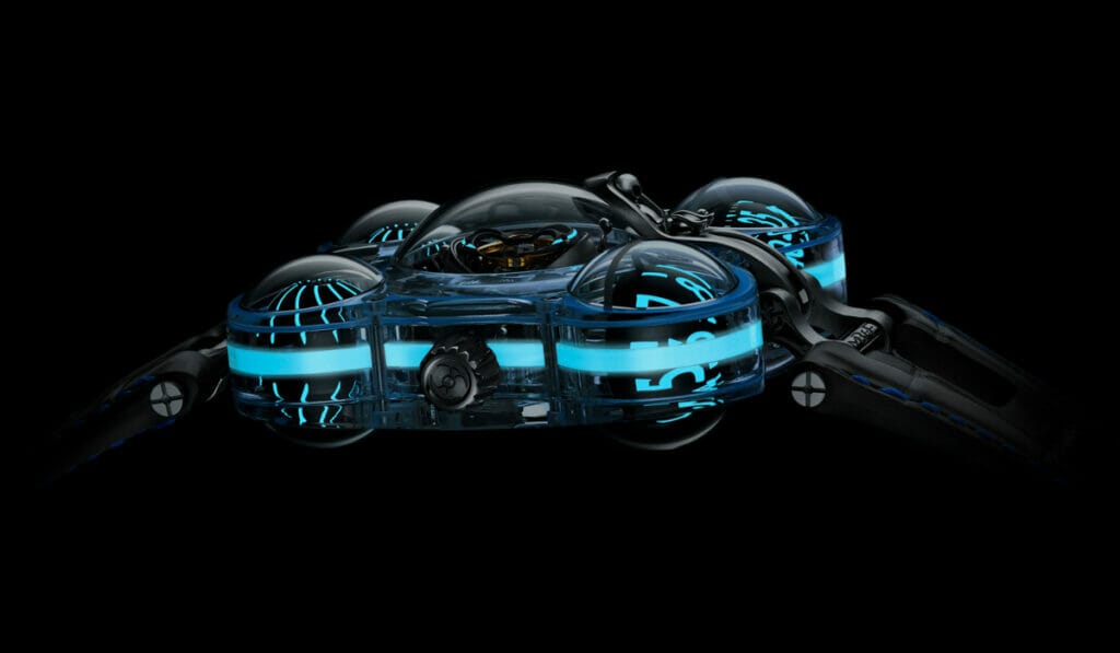 The MB&F Horological Machine NÂ°6 Alien Nation reveals the real source of the watchâ€™s technology
