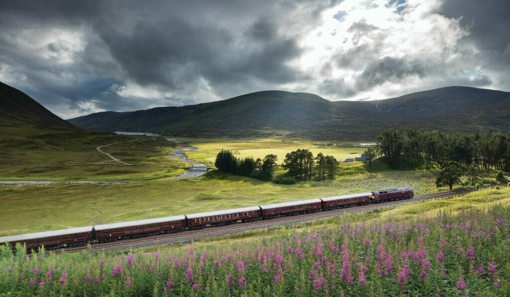 Wind your way through the breathtaking Scottish sights with The Belmond Royal Scotsman