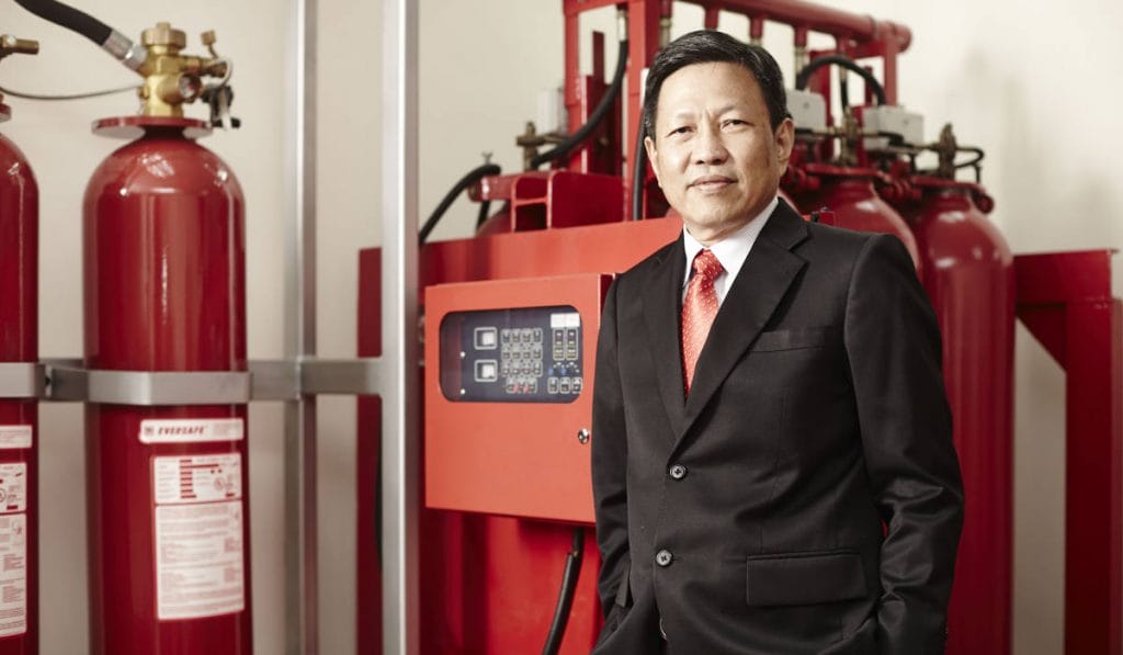 The Managing Director of Eversafe Extinguisher talks about the business of fire protection equipment