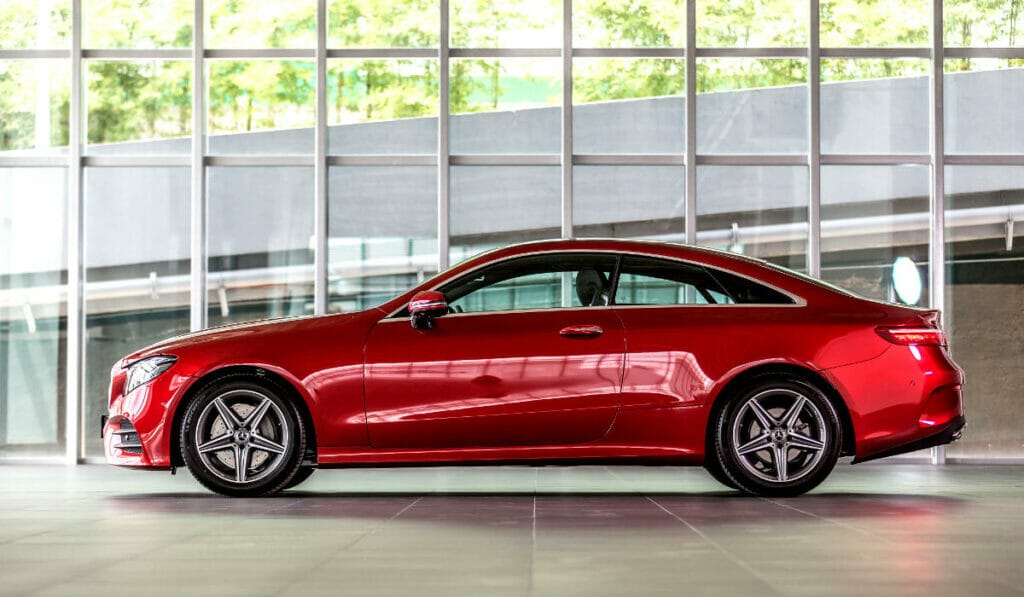 The Mercedez-Benz E200 Coupe is almost guaranteed to get a reaction as it makes its way down the street