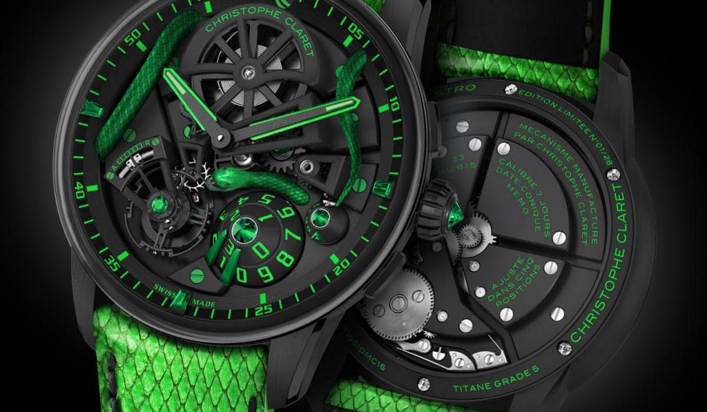 The Venomous Green Mamba Is Celebrated In Christophe Claretâ€™s Latest Reference Of The Maestro Collection