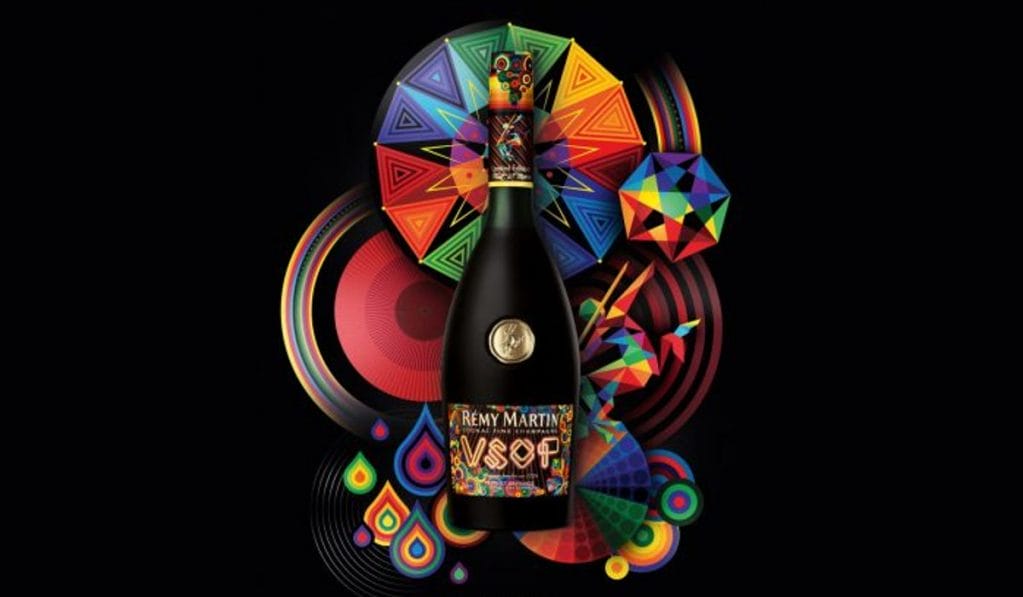 Remy Martin collaborated with a â€œVectorfunkâ€ artist â€“ here are the resulting bottles