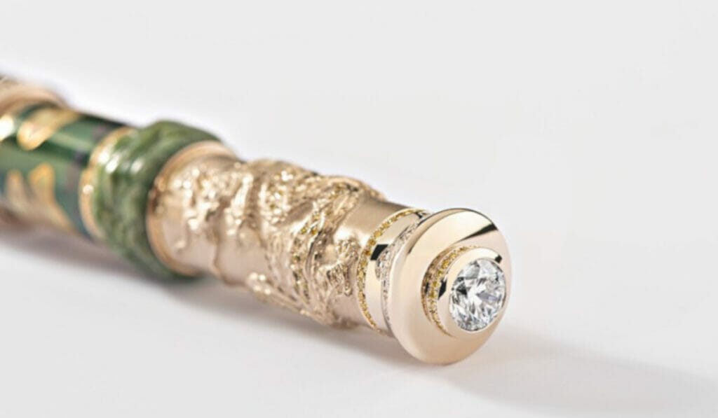 Carry yourself like royalty with these high roller pens from the Montblanc High Artistry Homage collection