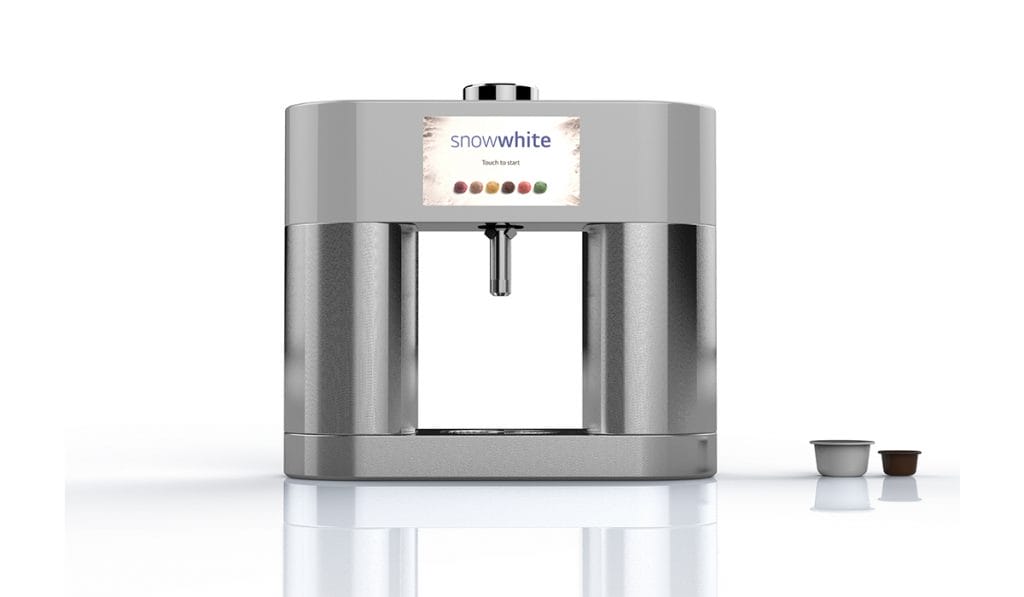 LG SnowWhite: this machine makes frozen treats from capsules