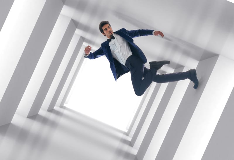 Menswear with more room for movement