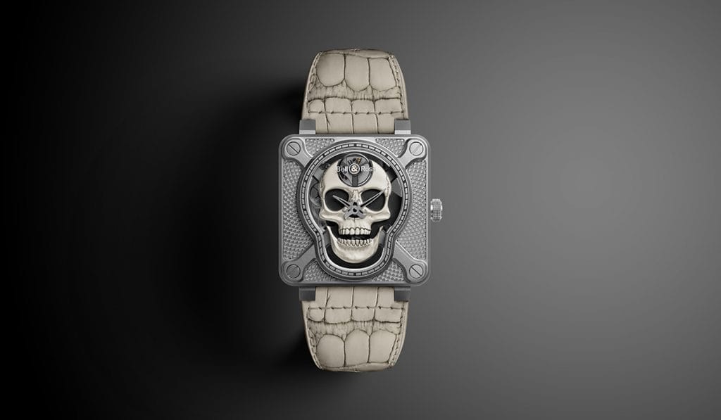 Bell & Ross's BR-01 Laughing Skull White Puts A Smile On Your Wrist