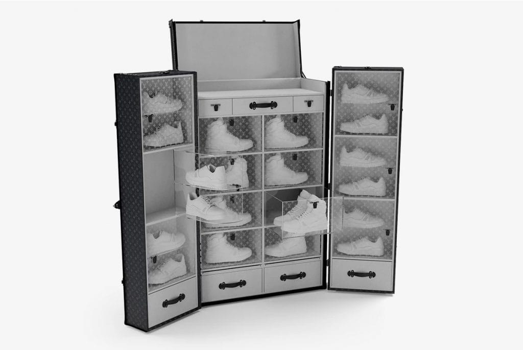Store Your Precious Sneakers In This Stylish Louis Vuitton Sneaker Trunk