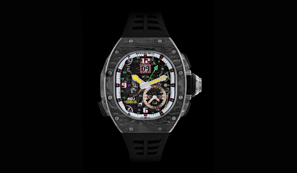Richard Mille's RM 62-01 Tourbillon Vibrating Alarm ACJ Is Its Most Complicated Timepiece