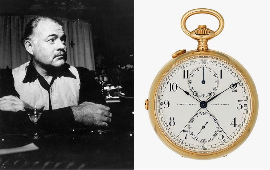 Ernest Hemingway's Gold Pocket Watch Is Up For Auction On Christie's