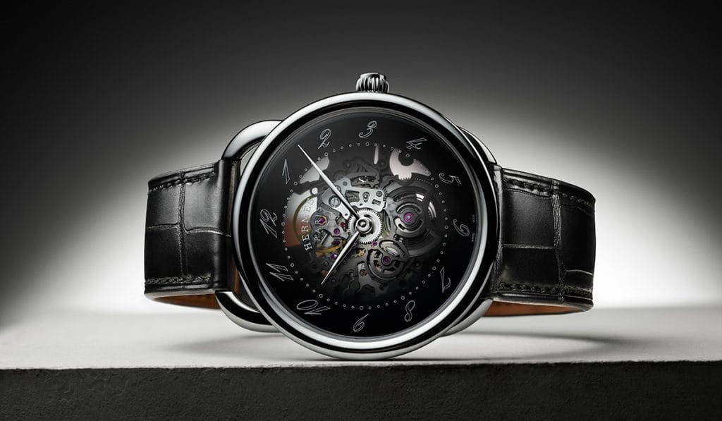 HermÃ¨s' Arceau Squelette Is An Elegant Timepiece That Plays With Shadow And Light
