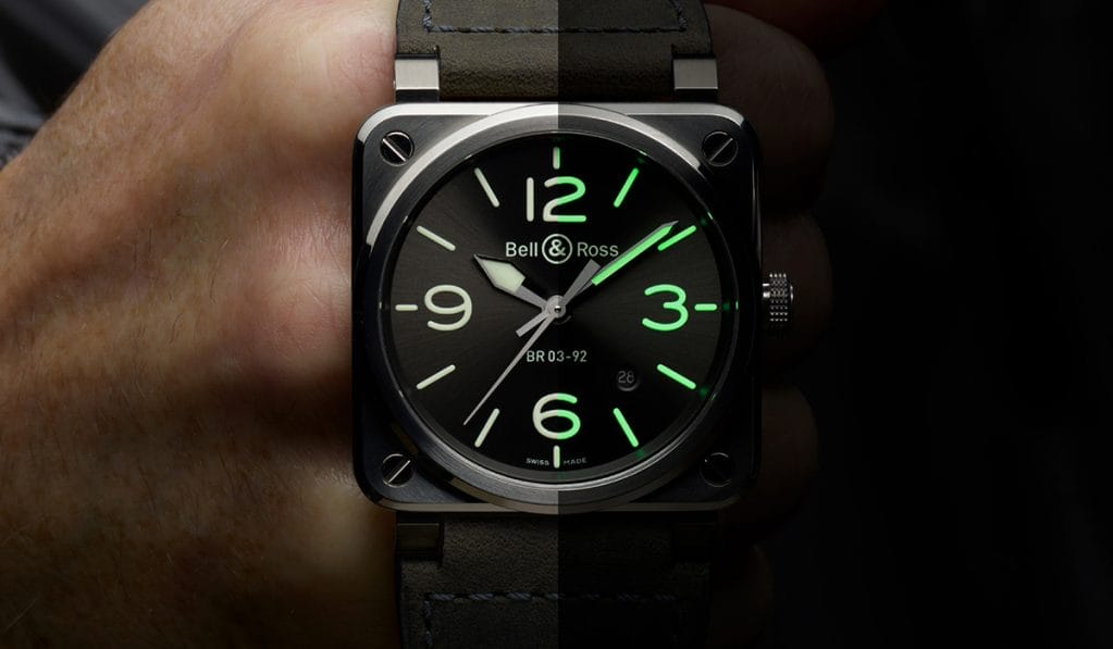 Bell & Ross' BR 03-92 Grey LUM Shines Bright Whether Its Day Or Night