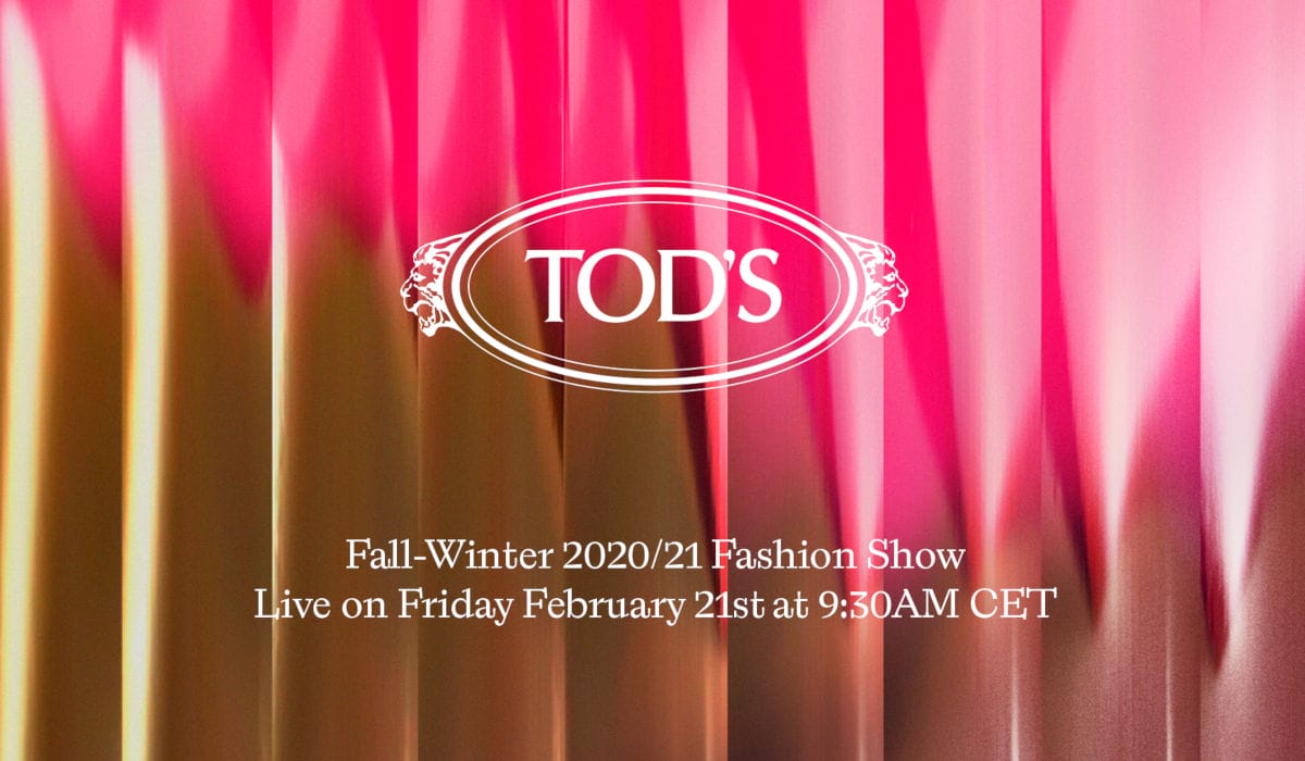 Catch Tod’s Fall-Winter 2020 runway show live from Milan right here