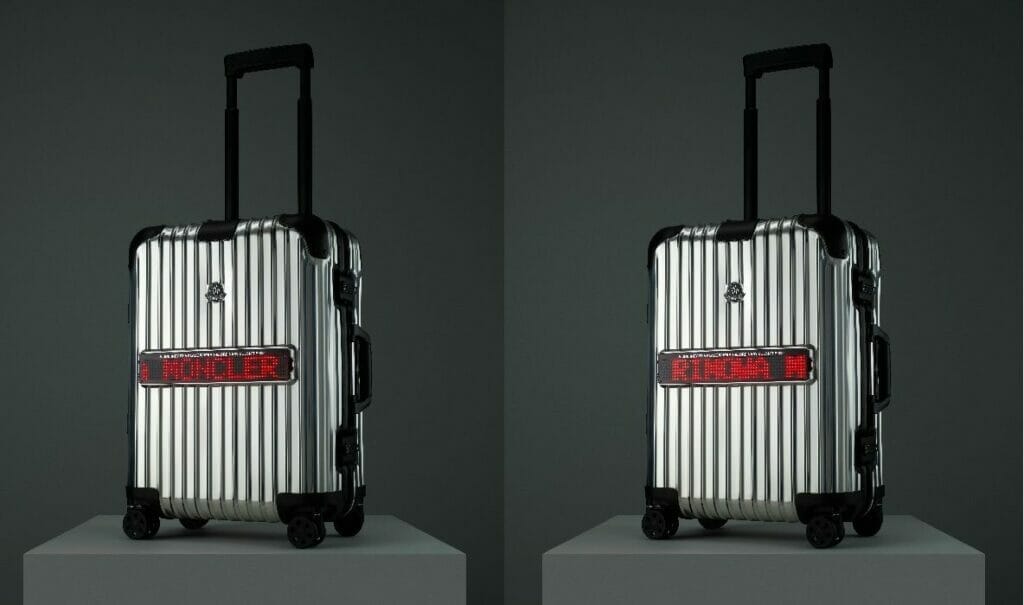 Send A Message With This Luggage By Moncler And Rimowa