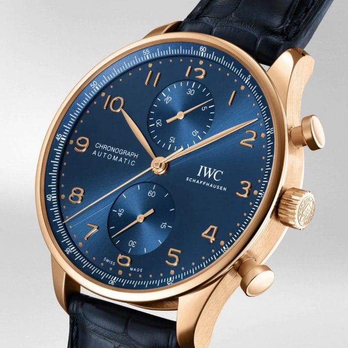 Iwc schaffhausen hotsell blue dial