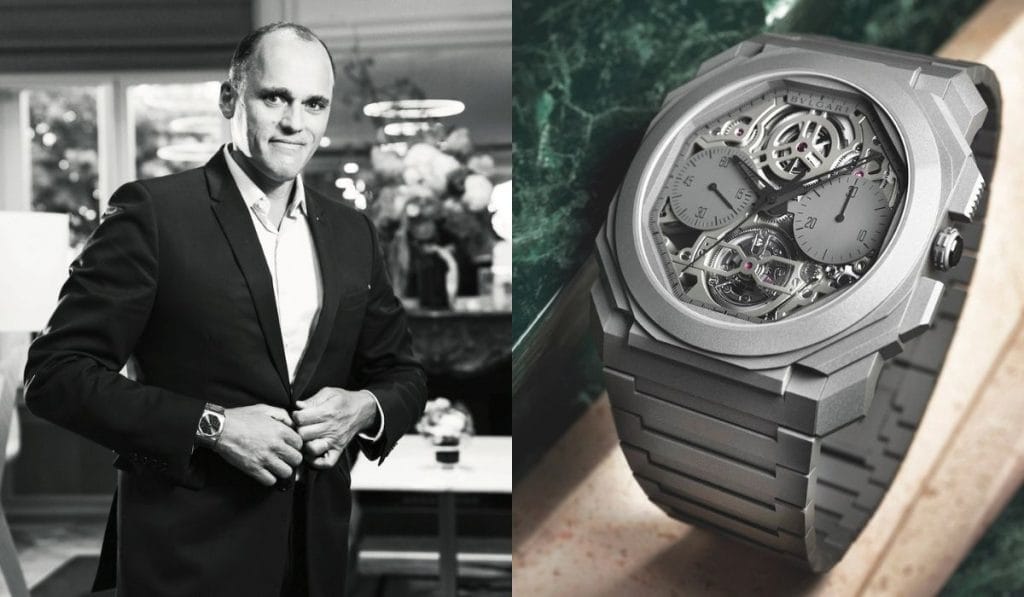 Antoine Pin, head of Bvlgari’s watch division, on how the house is navigating challenging times
