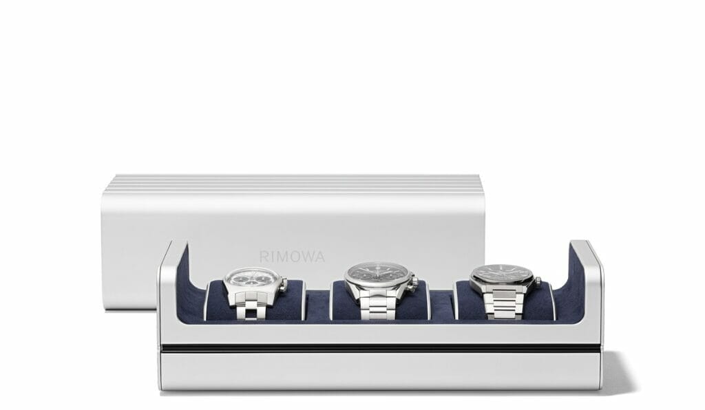 Rimowa’s aluminium watch case is made for the style-conscious horology enthusiast