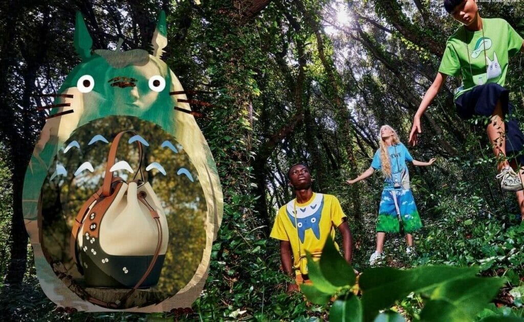 Cuteness meets craft in Loewe’s My Neighbor Totoro collection