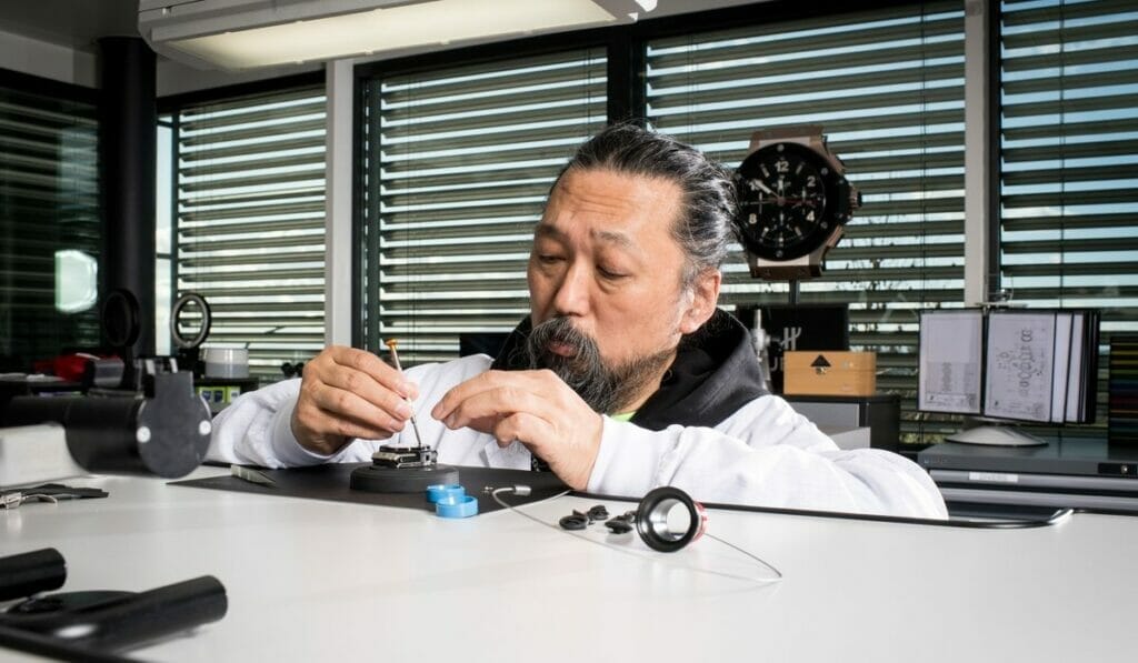 Japanese pop artist Takashi Murakami puts his cheerful stamp on an Hublot watch