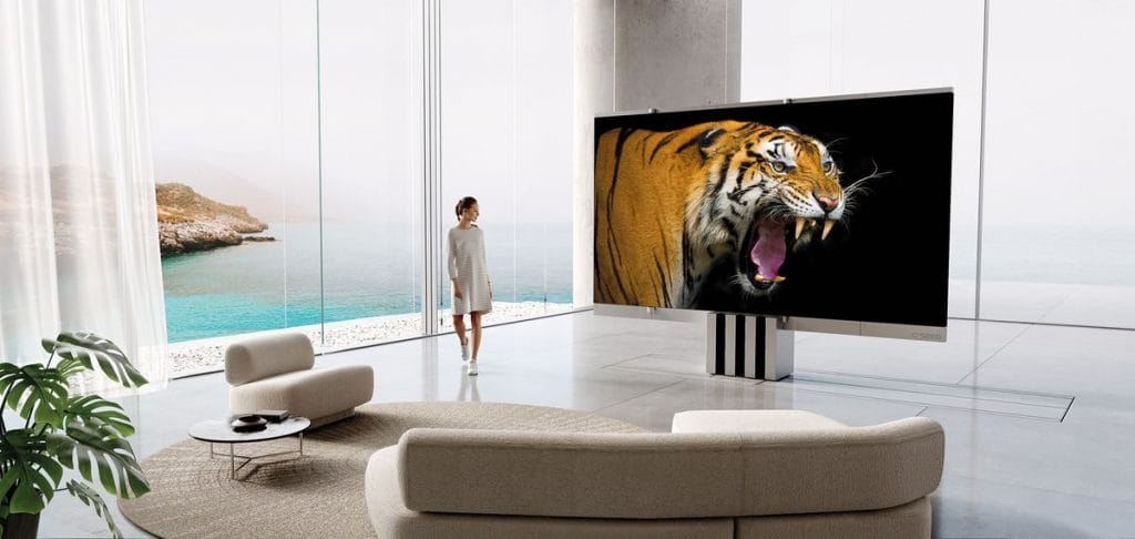 The C Seed M1 foldable TV is a minimalist’s dream for maximalist entertainment