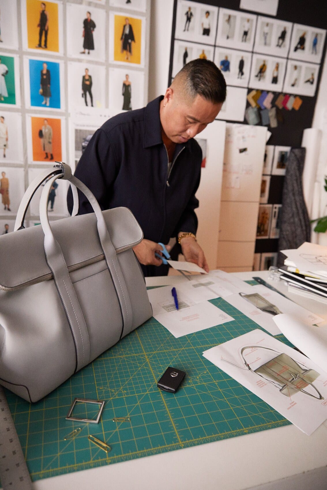 phillip lim バッグ 3.1 Phillip Lim ID Leather Shoulder Bag | Saks Fifth Avenue