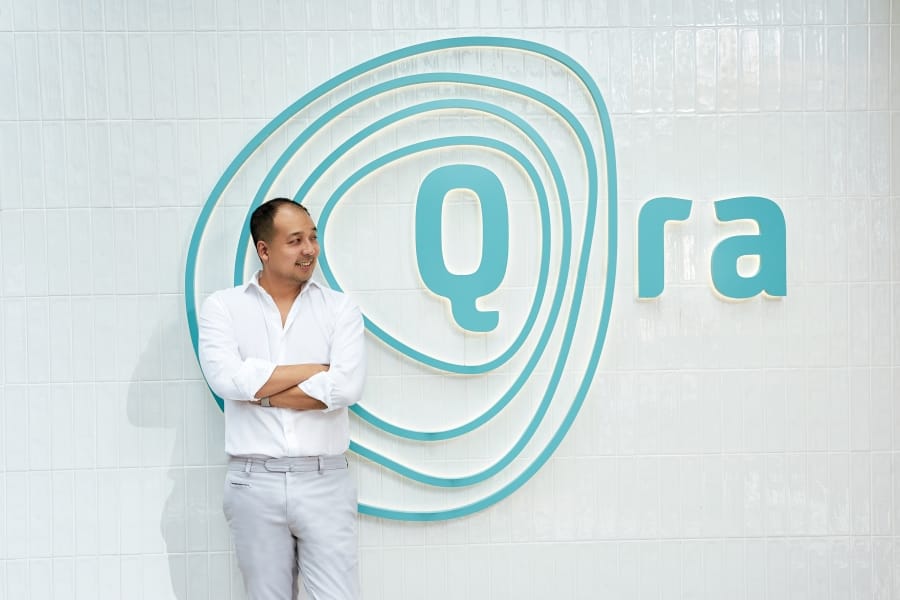 David Tseng, Founder and CEO of new-grocer-in-town Qra