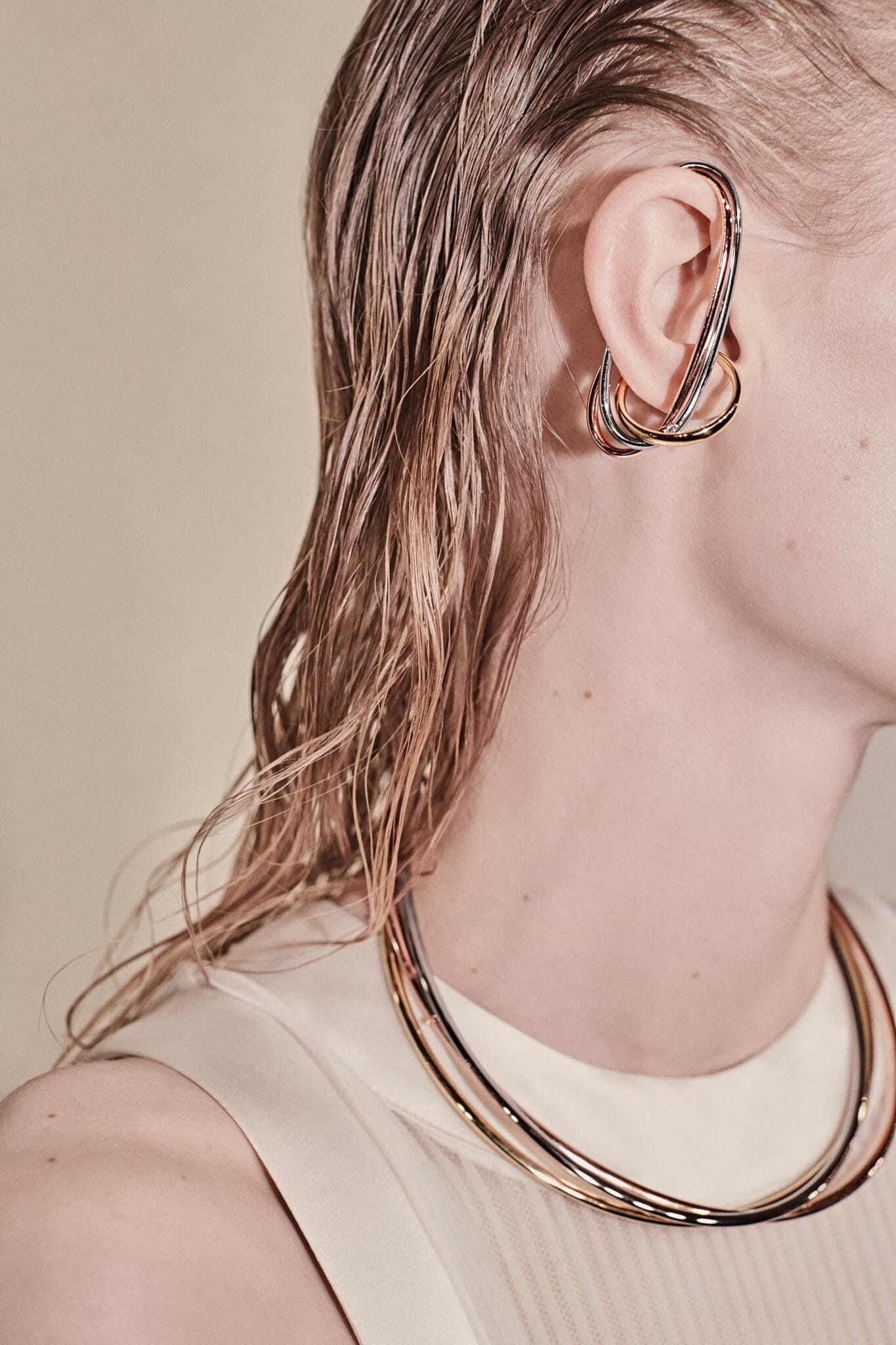 Cartier's Trinity for Chitose Abe of Sacai pieces make their