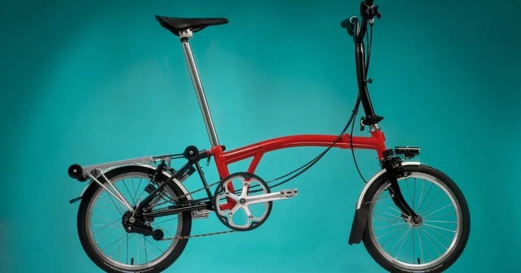 Brompton foldable bike
