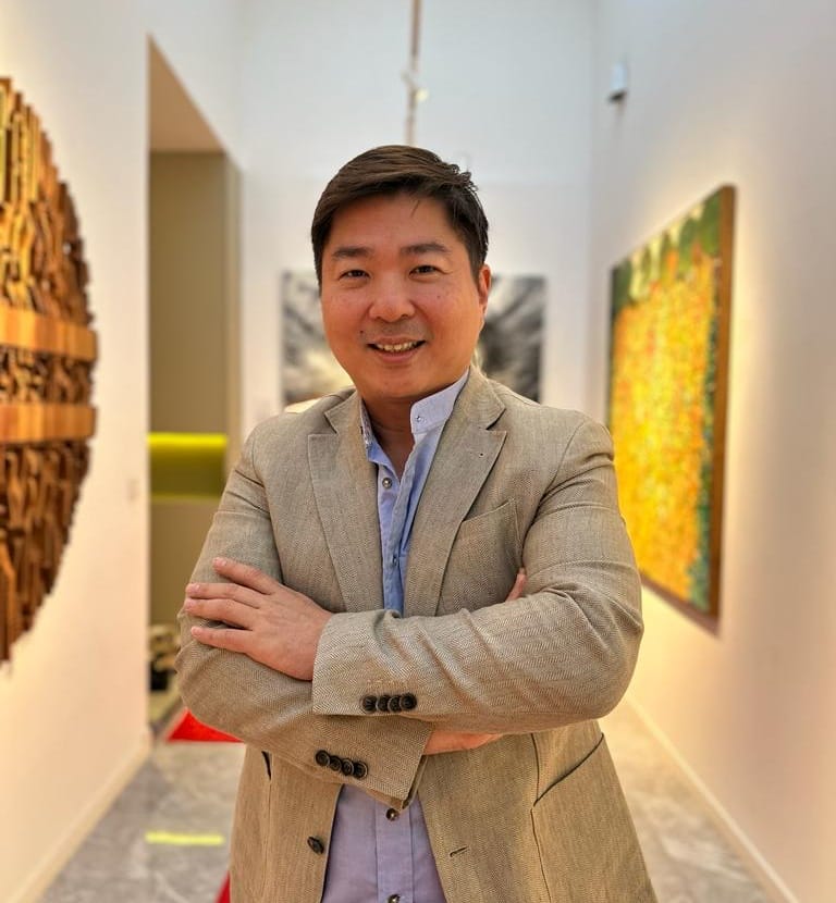 Patrick, Wen Guo Qing founder of Qing Gallery.