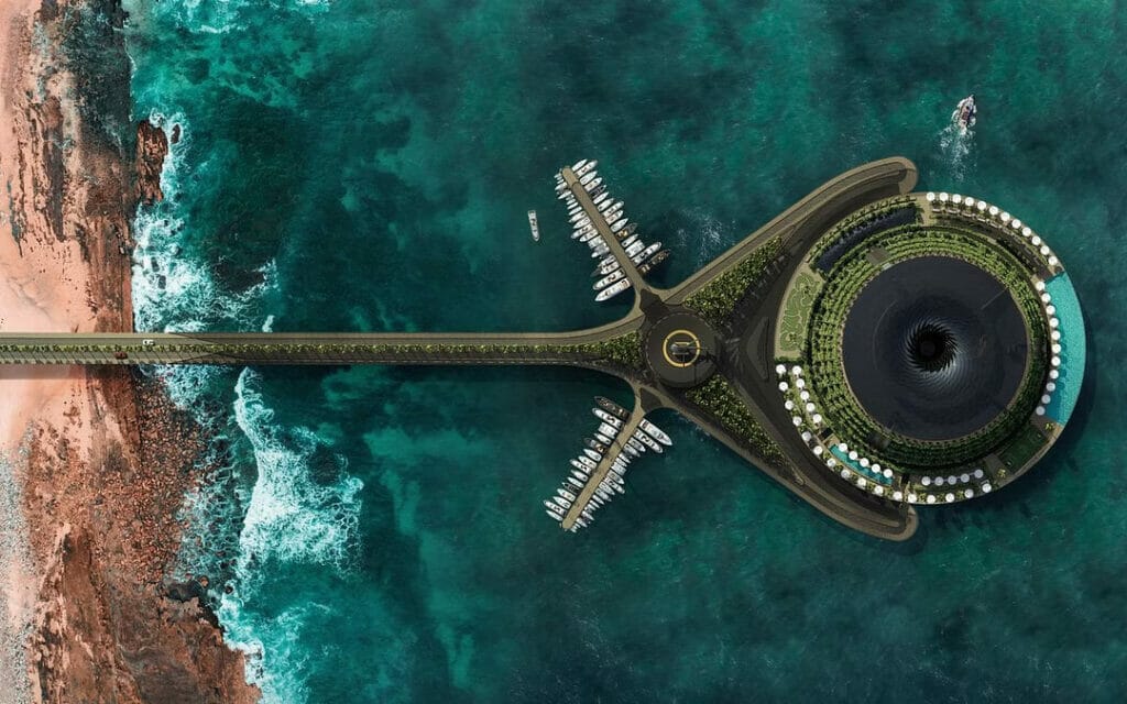 Qatar floating hotel