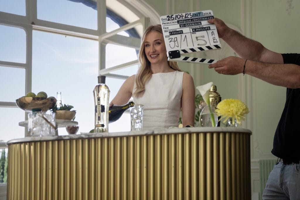 Sophie Turner St-Germain Behind The Scenes