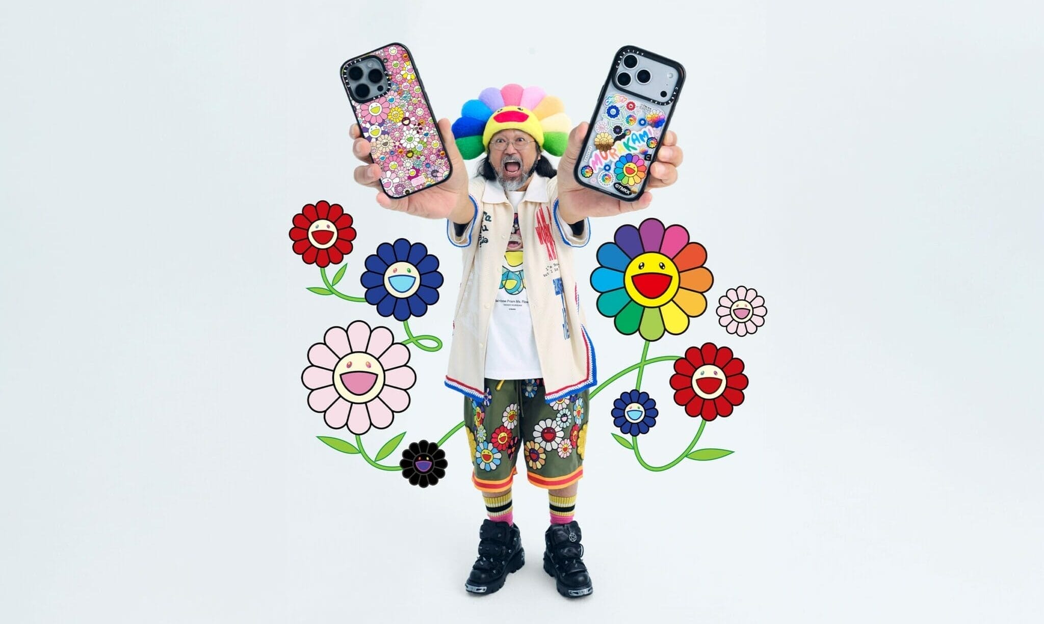 コ*ー様 CASETiFY Takashi Murakami Flowers B Takashi Murakami x CASETiFY: New Flowers Bloom Collection