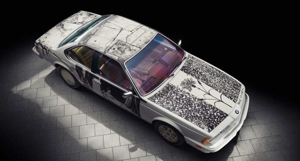  635CSi Art Car Museum Edition アートカー A cultural icon premieres in Asia: Rauschenberg's BMW Art Car at